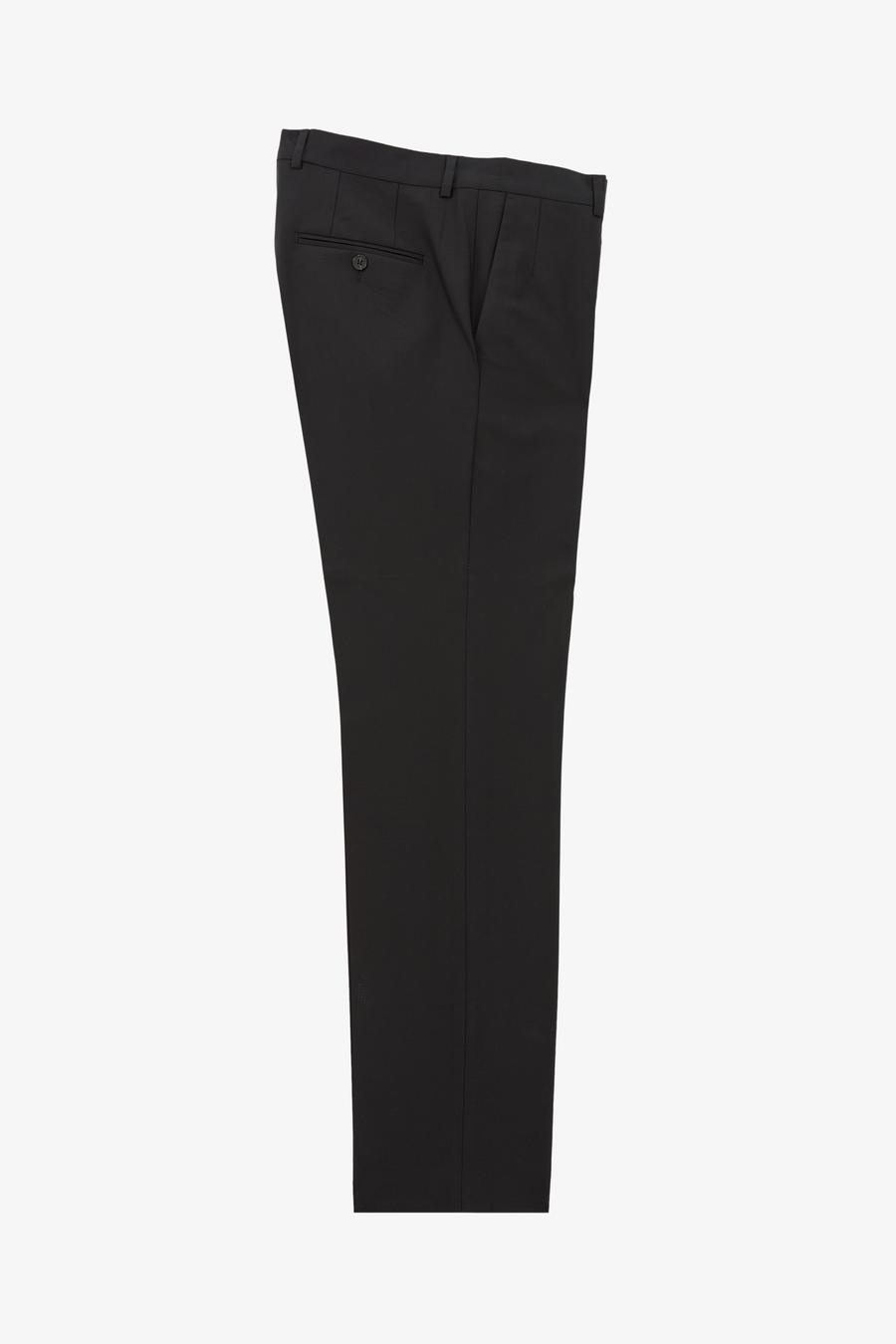 Siyah Slim Fit Yün Karışımlı Şal Yaka Smokin Damatlık - 50324526005