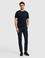 Lacivert Slim Fit Beli Lastikli Kanvas Pantolon