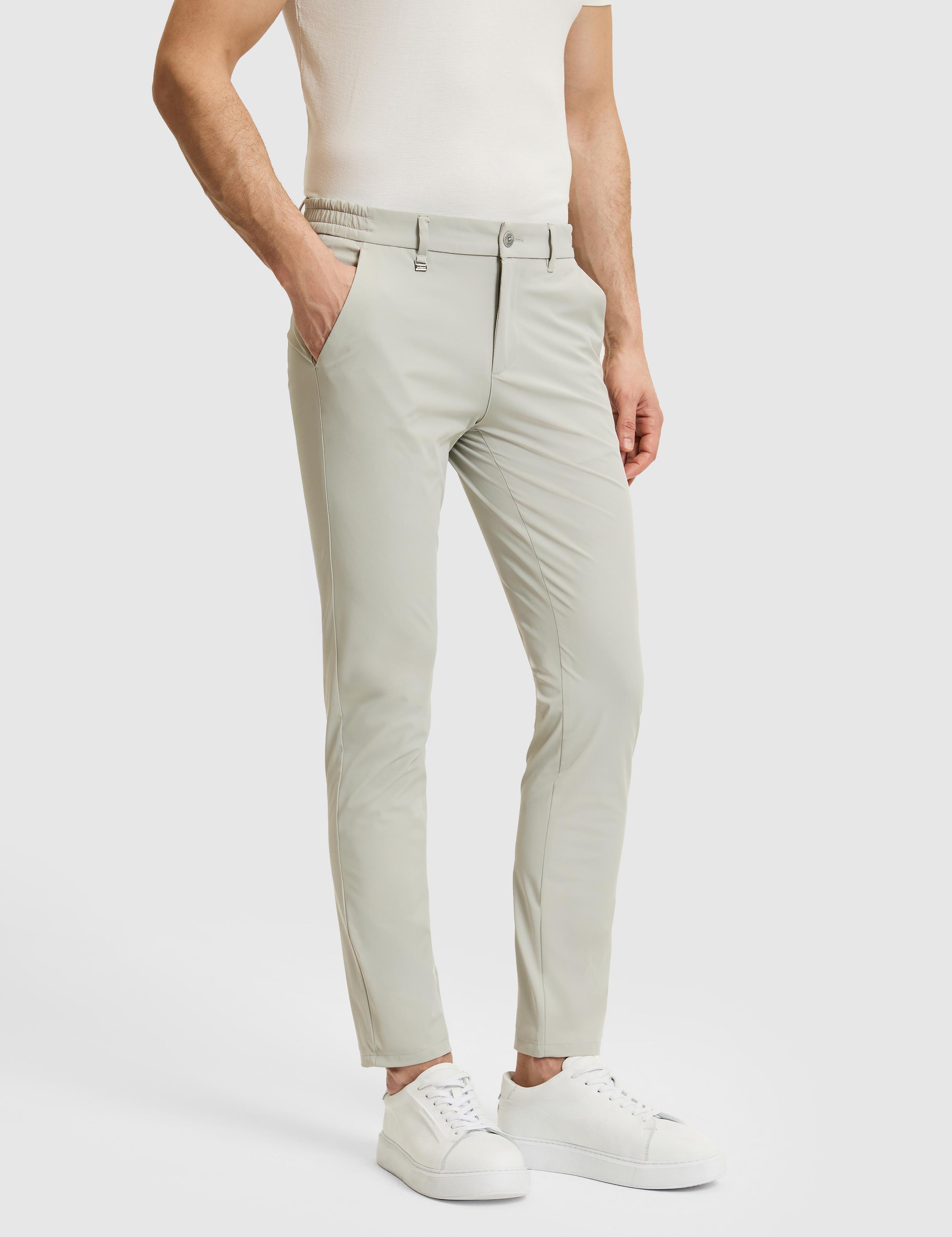 Taş Slim Fit Beli Lastikli Kanvas Pantolon - 50324291158