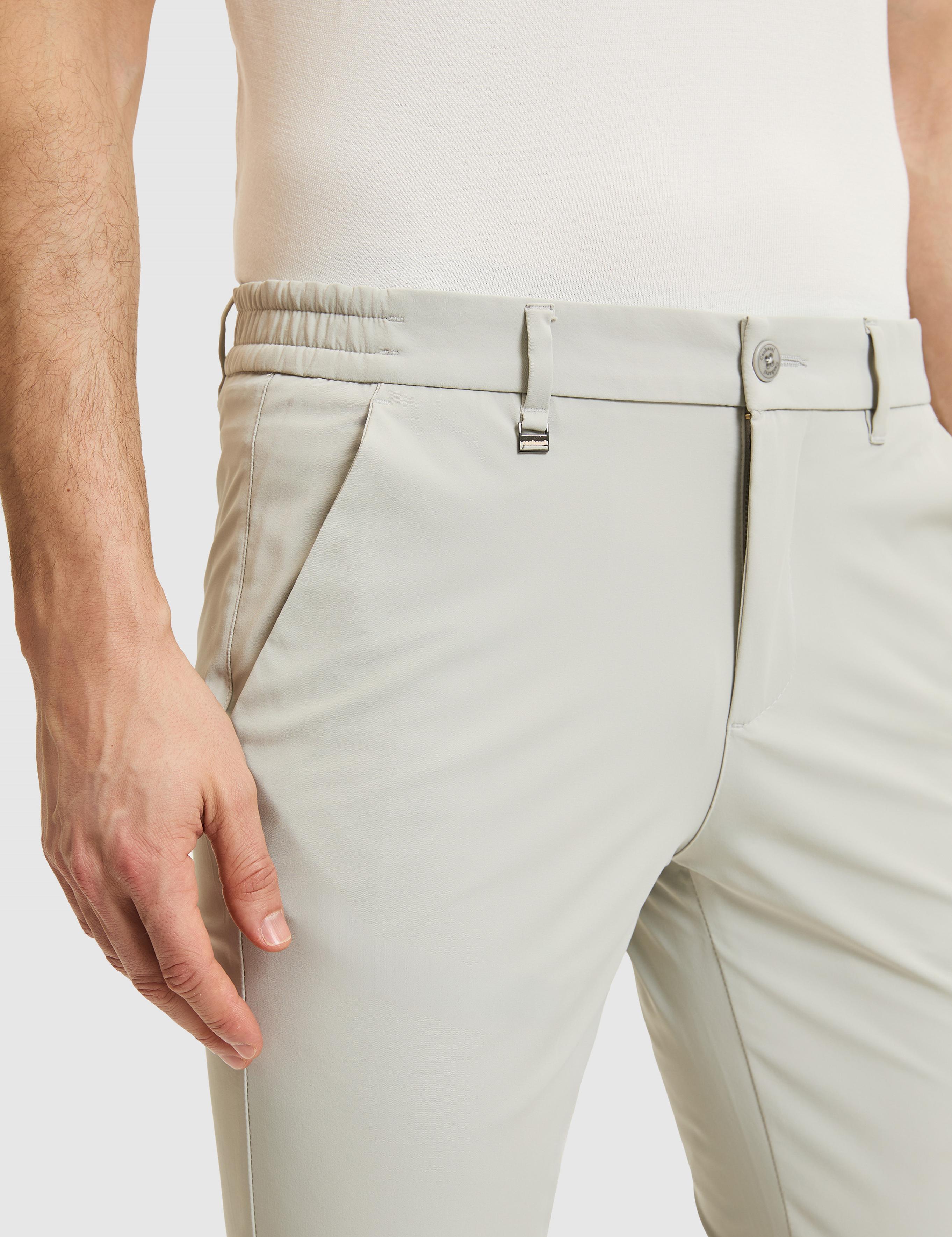 Taş Slim Fit Beli Lastikli Kanvas Pantolon - 50324291158