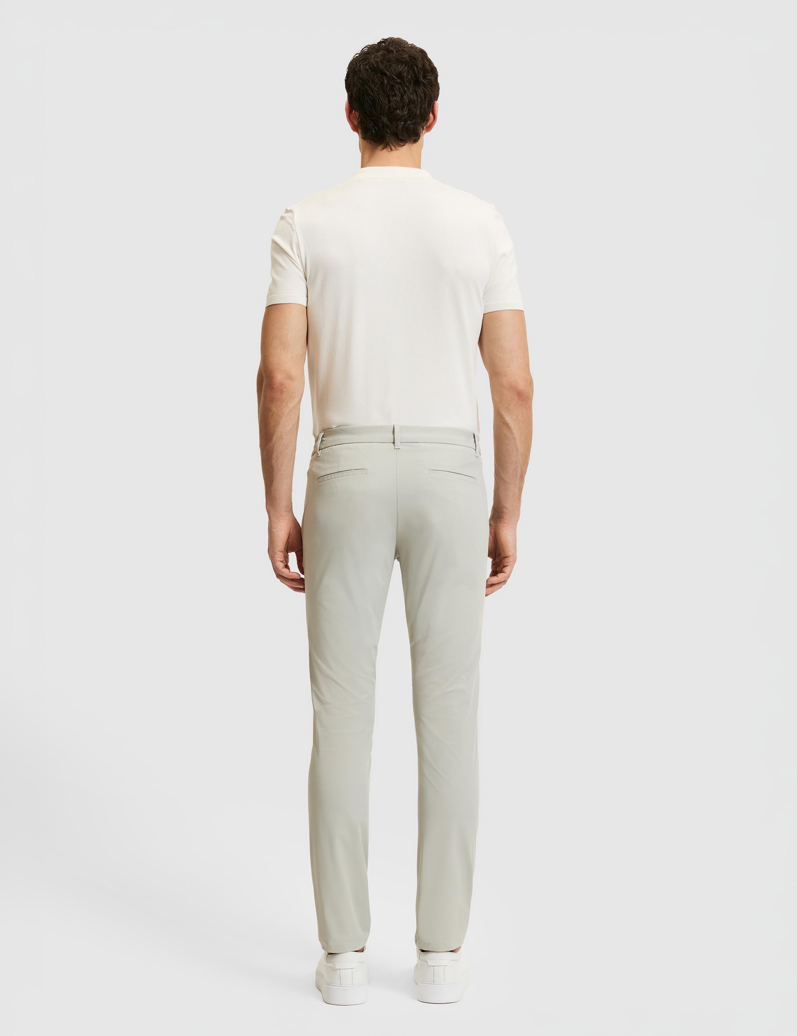 Taş Slim Fit Beli Lastikli Kanvas Pantolon - 50324291158