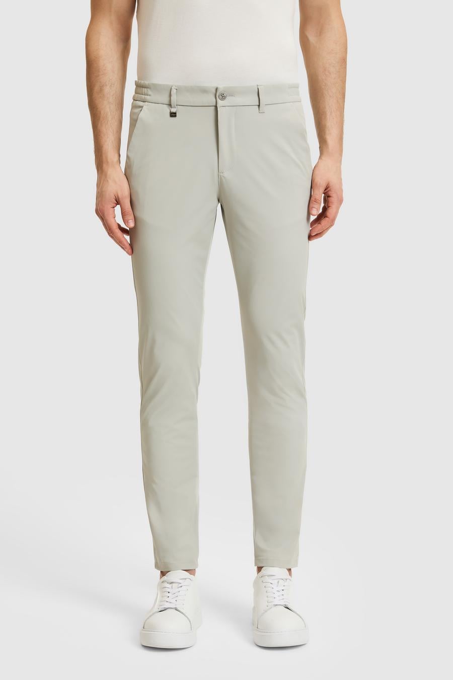 Taş Slim Fit Beli Lastikli Kanvas Pantolon - 50324291158