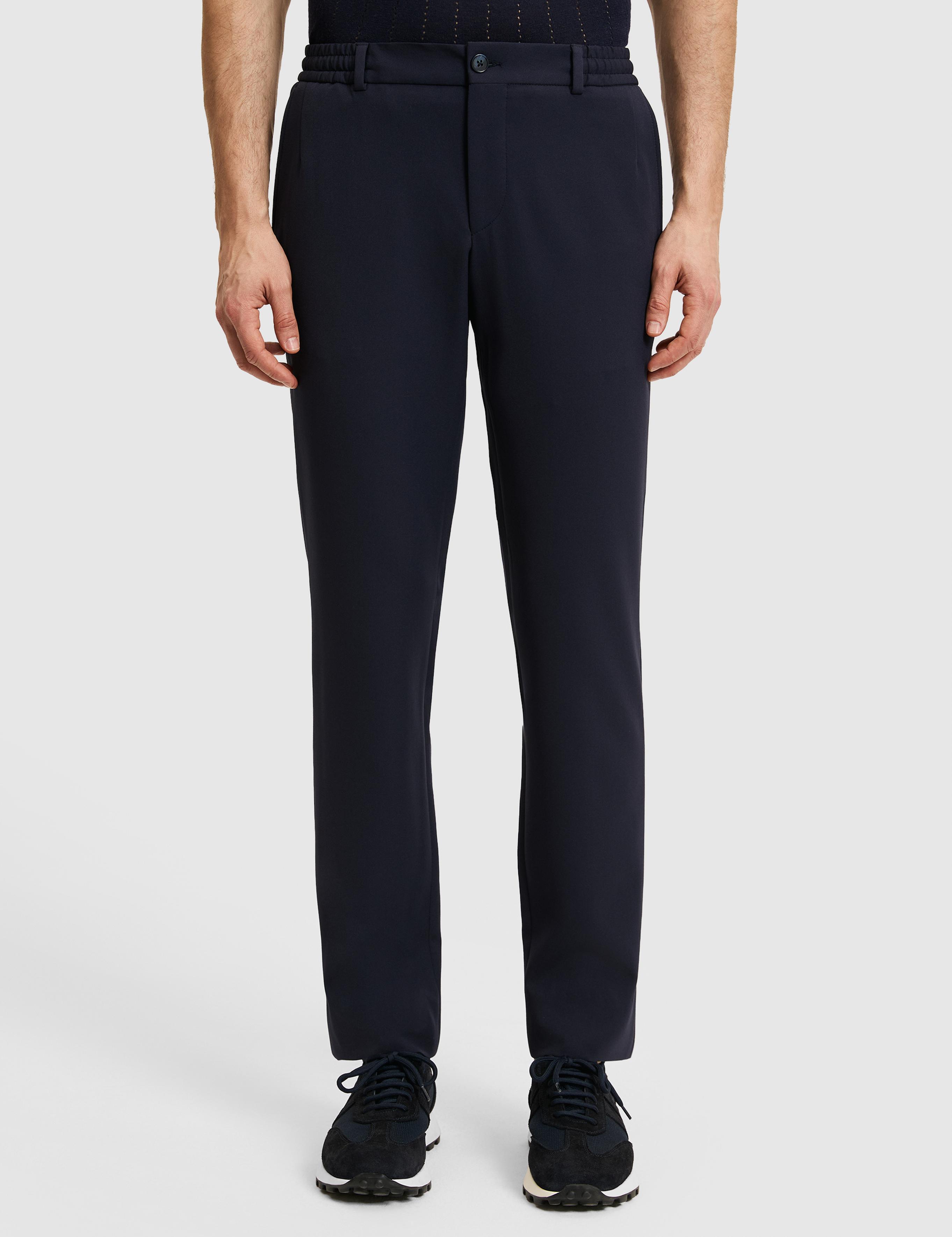 Lacivert Slim Fit Beli Lastikli Pantolon - 50328690018