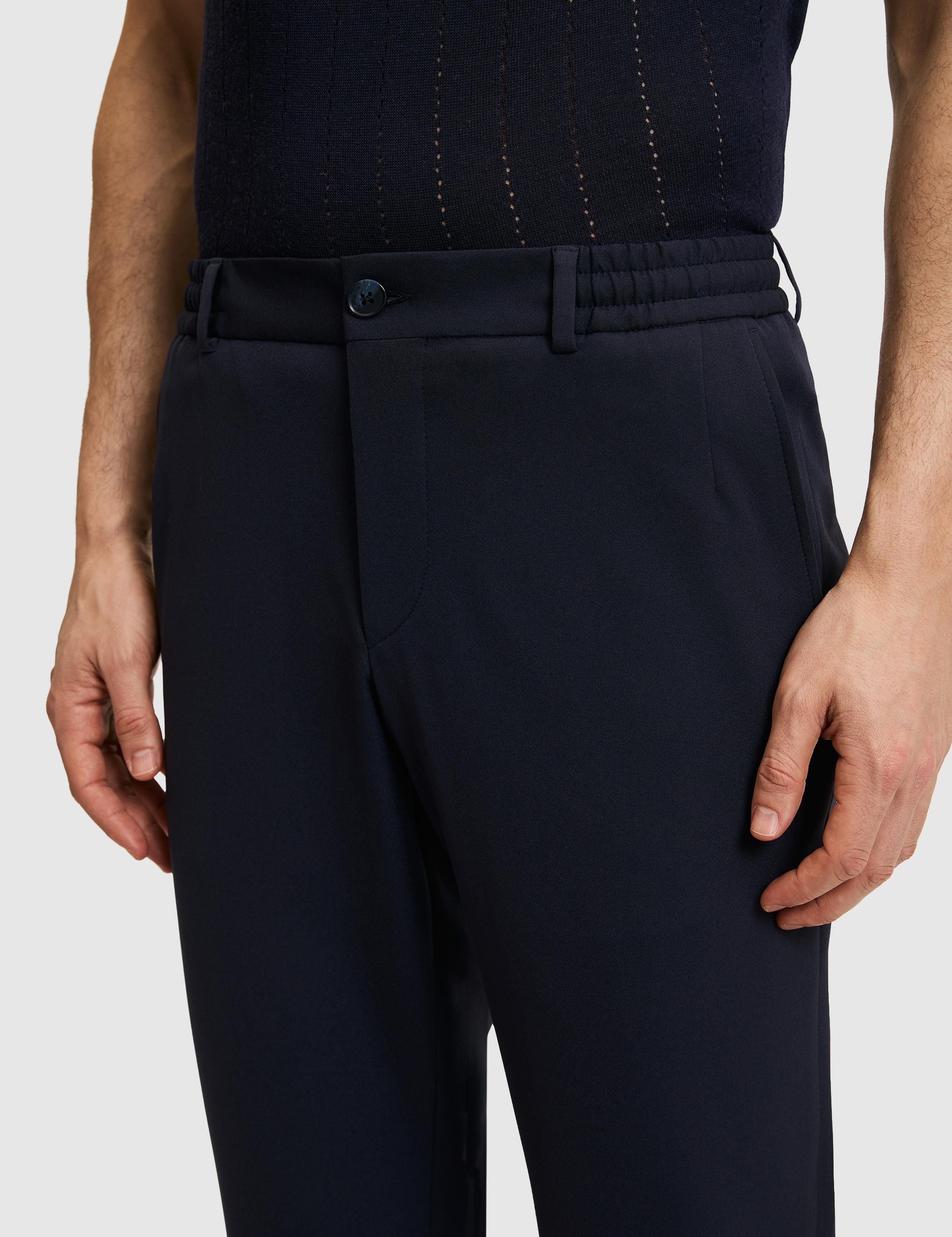 Lacivert Slim Fit Beli Lastikli Pantolon - 50328690018