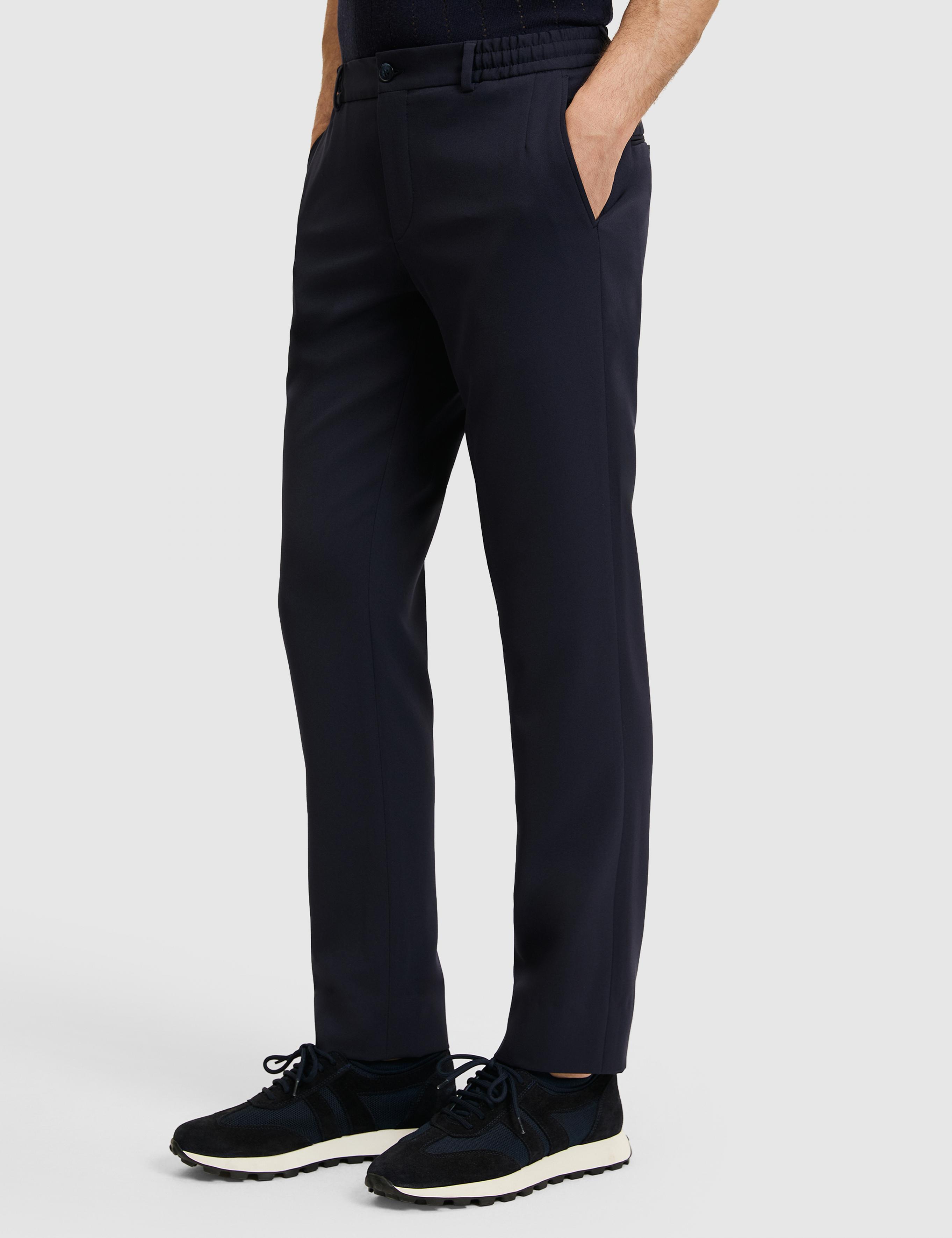 Lacivert Slim Fit Beli Lastikli Pantolon - 50328690018