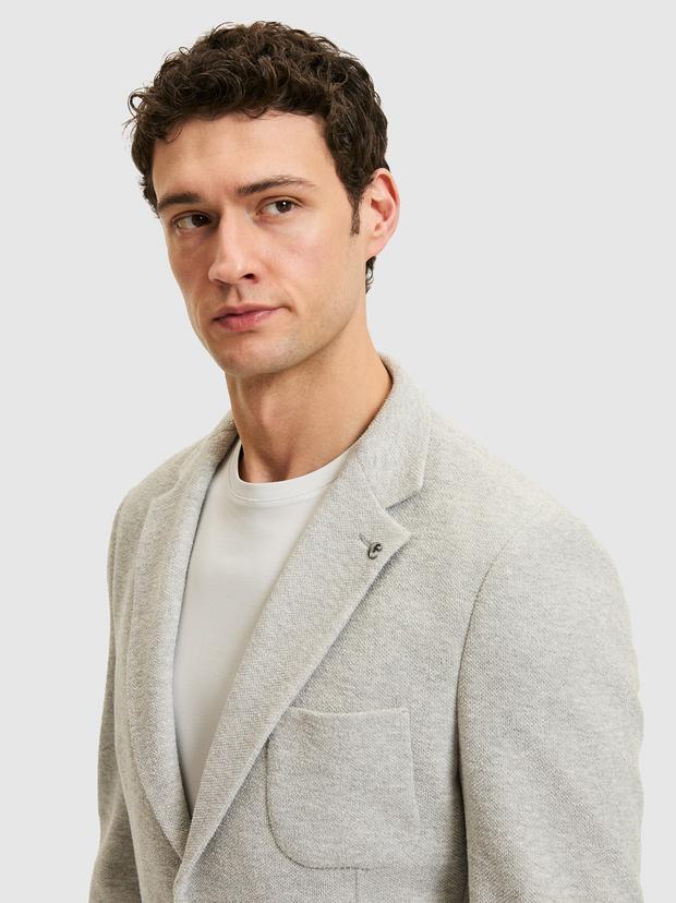 Gri Slim Fit Spor Ceket