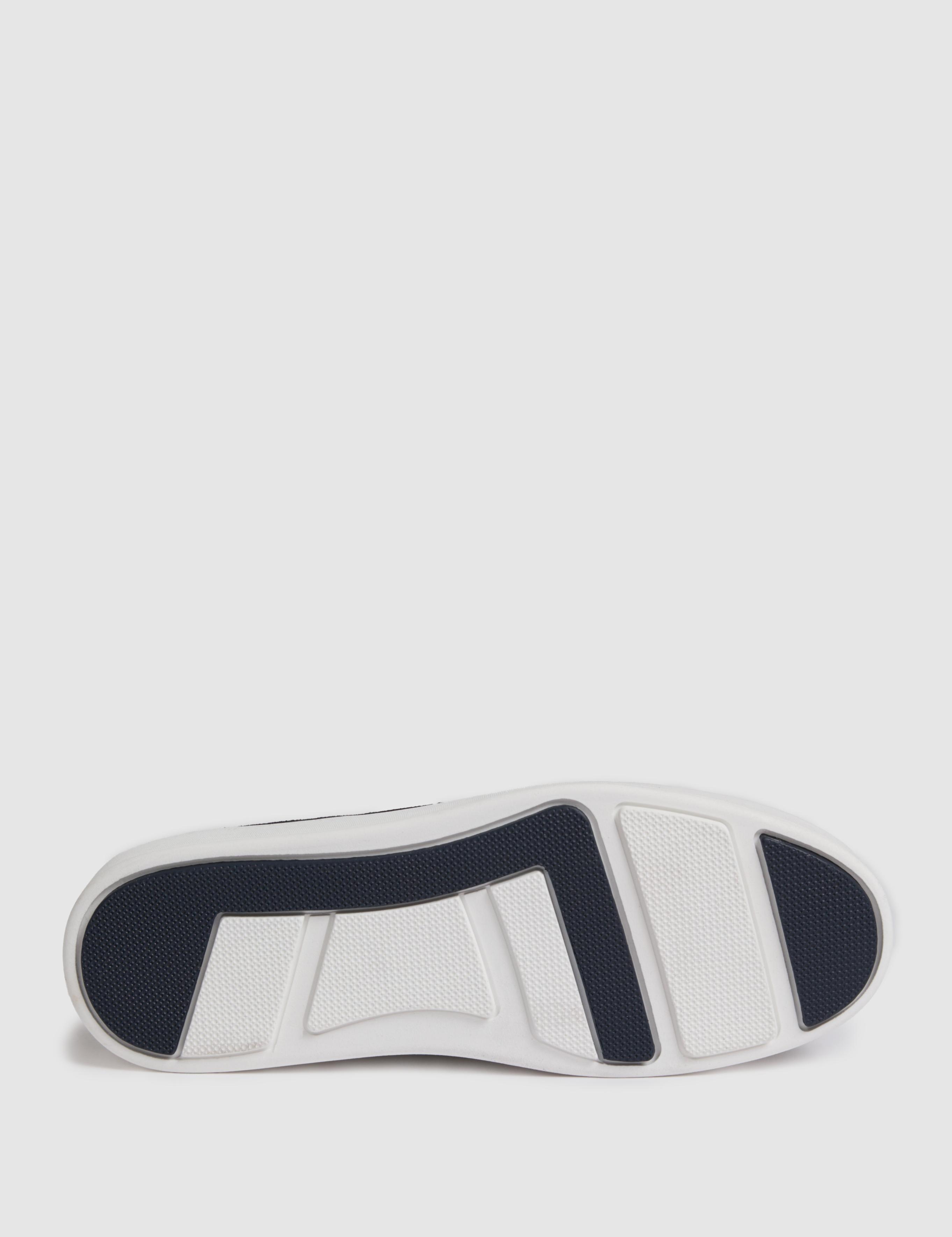 Lacivert %100 Deri Süet Loafer Ayakkabı - 50322669011