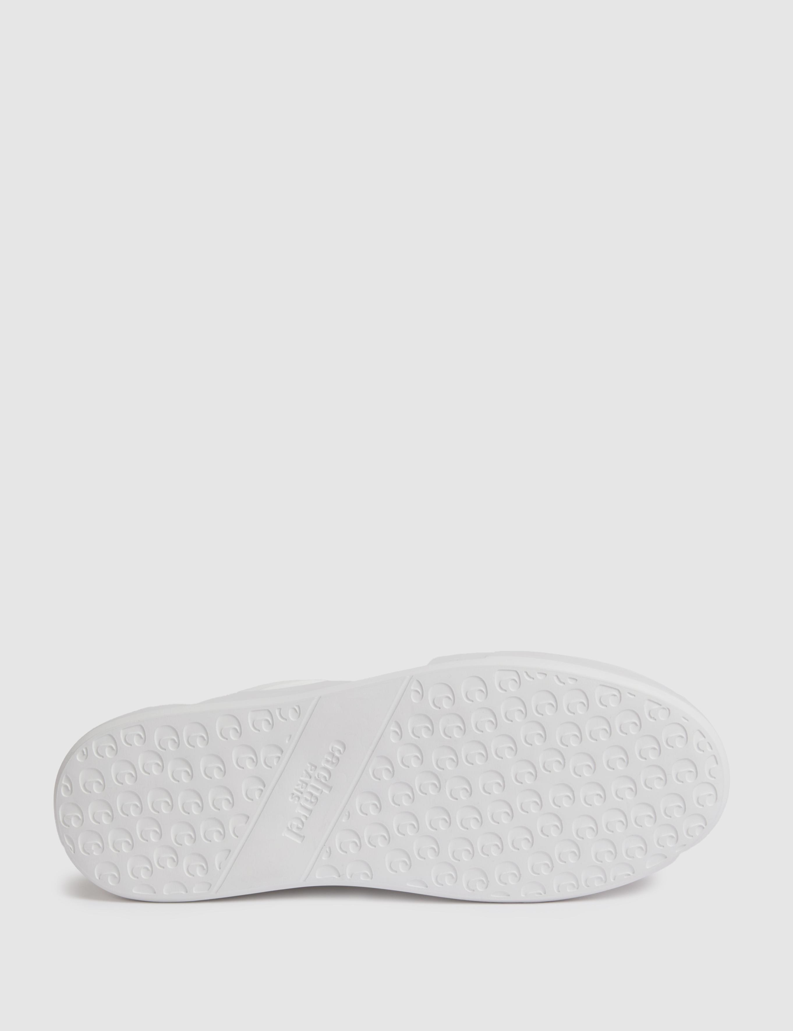 Beyaz %100 Deri Sneaker Ayakkabı - 50324386003