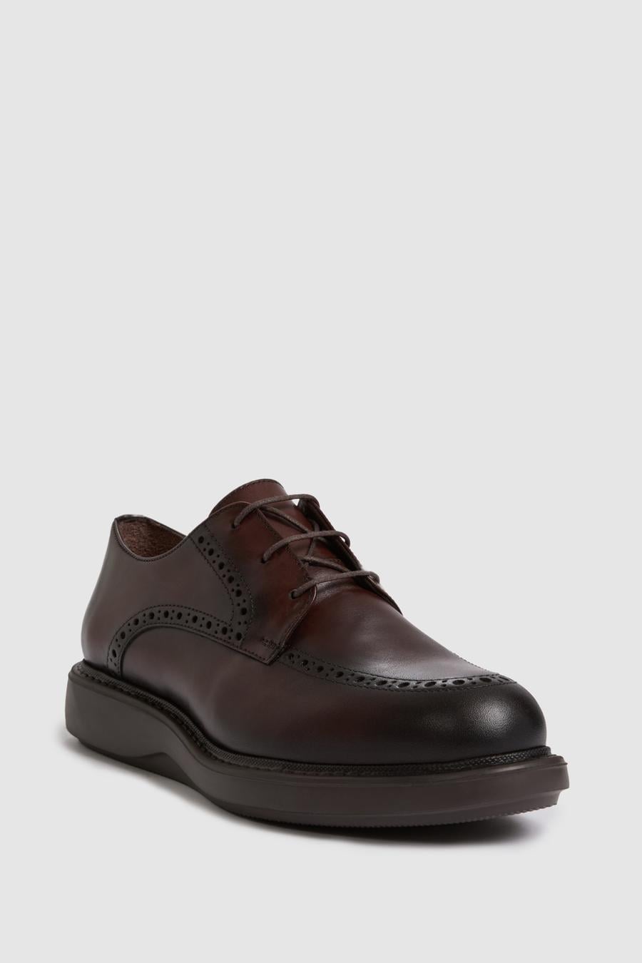 Kahverengi %100 Deri Smart Casual Ayakkabı - 50322773005