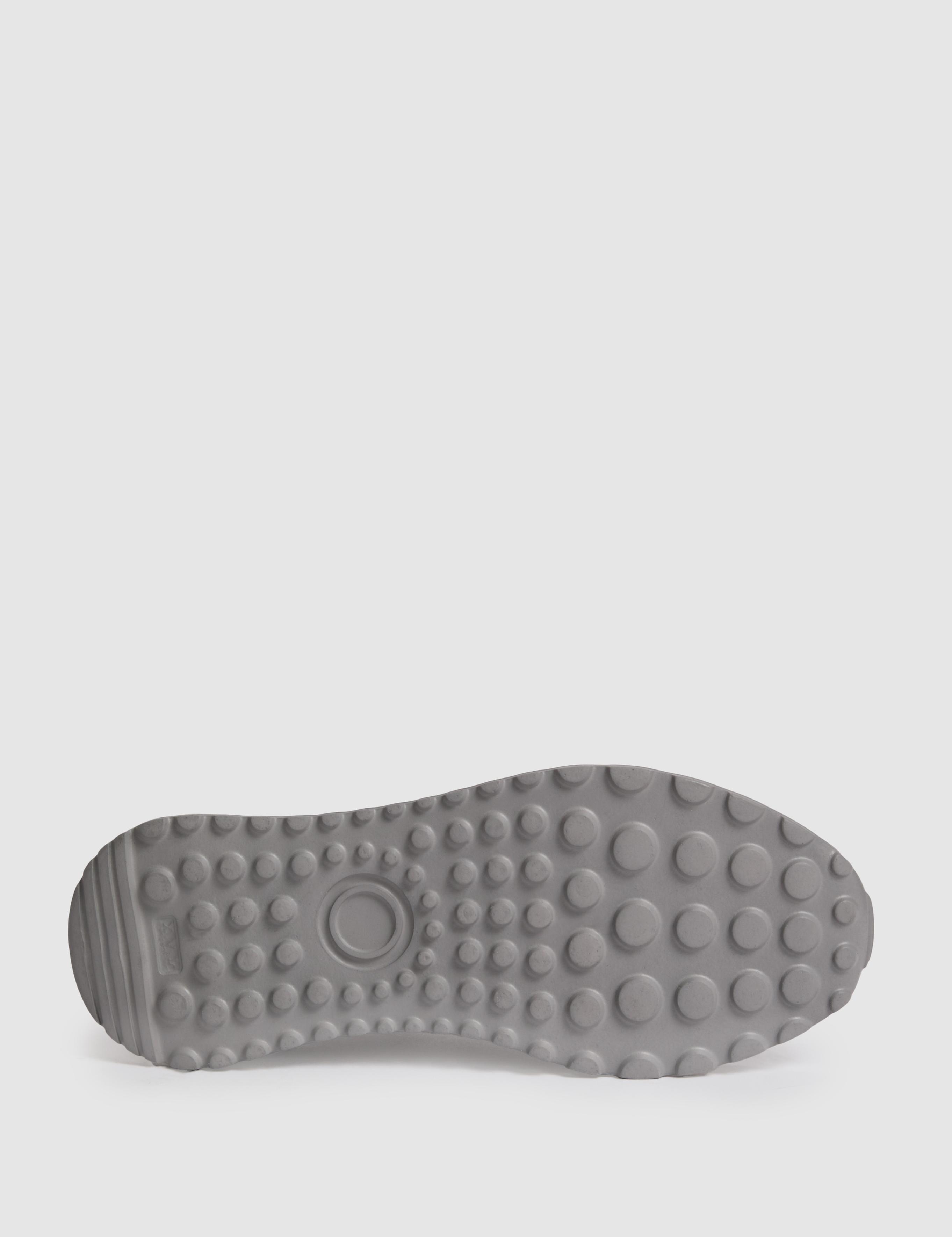 Açık Gri %100 Deri Sneaker Ayakkabı - 50322739001