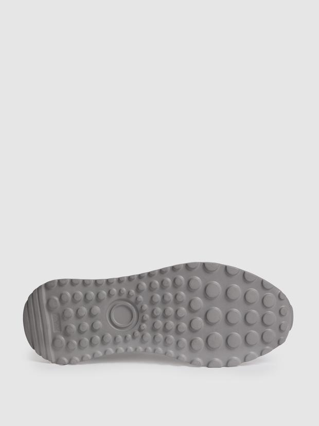 Açık Gri %100 Deri Sneaker Ayakkabı