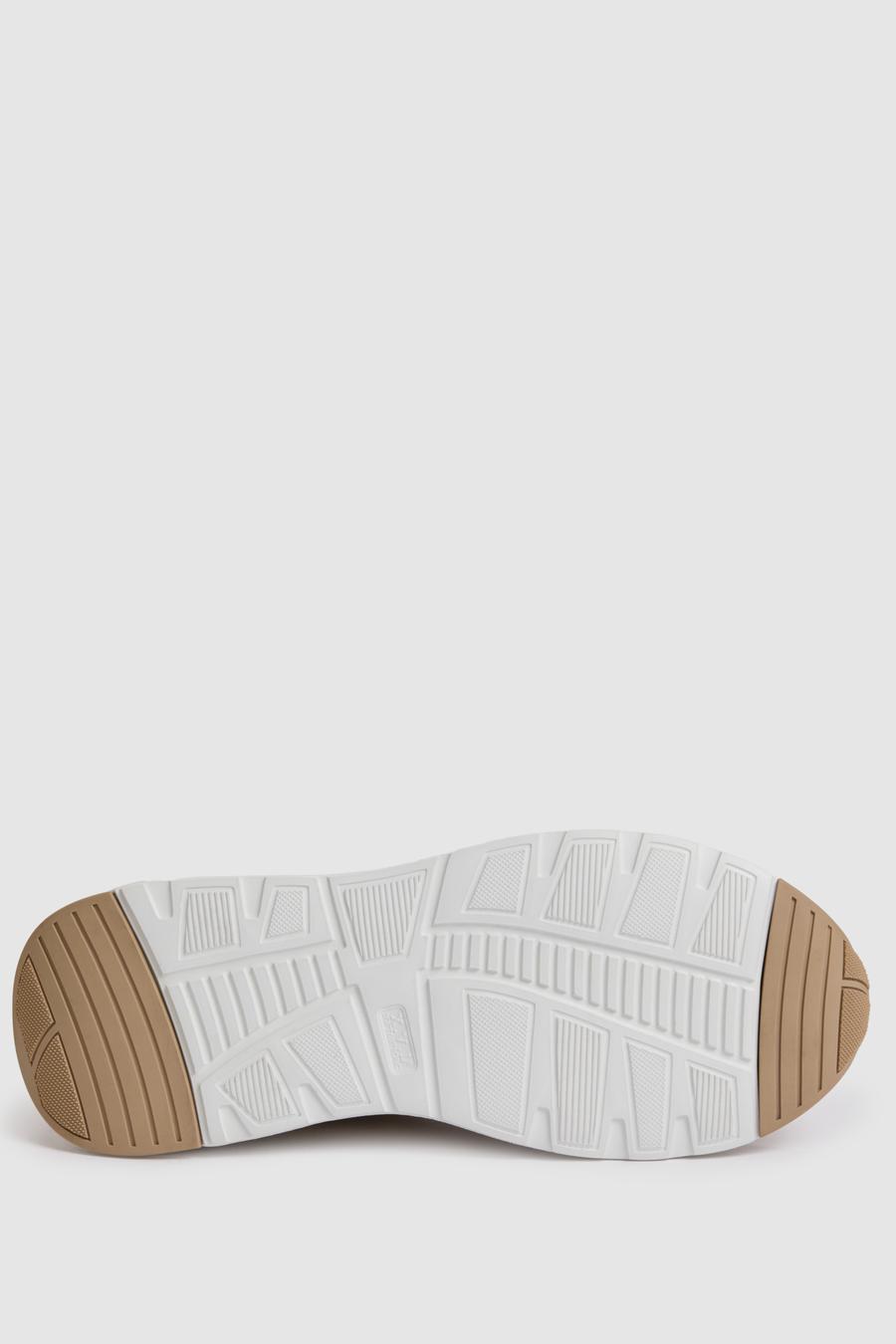 Bej %100 Deri Süet Sneaker Ayakkabı - 50324394013