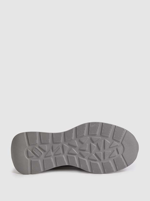 Açık Gri %100 Deri Sneaker Ayakkabı