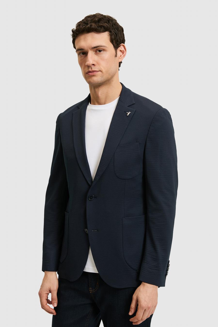 Lacivert Slim Fit Spor Ceket - 50284617050
