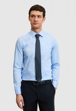 Mavi Slim Fit Pamuk Klasik Gömlek