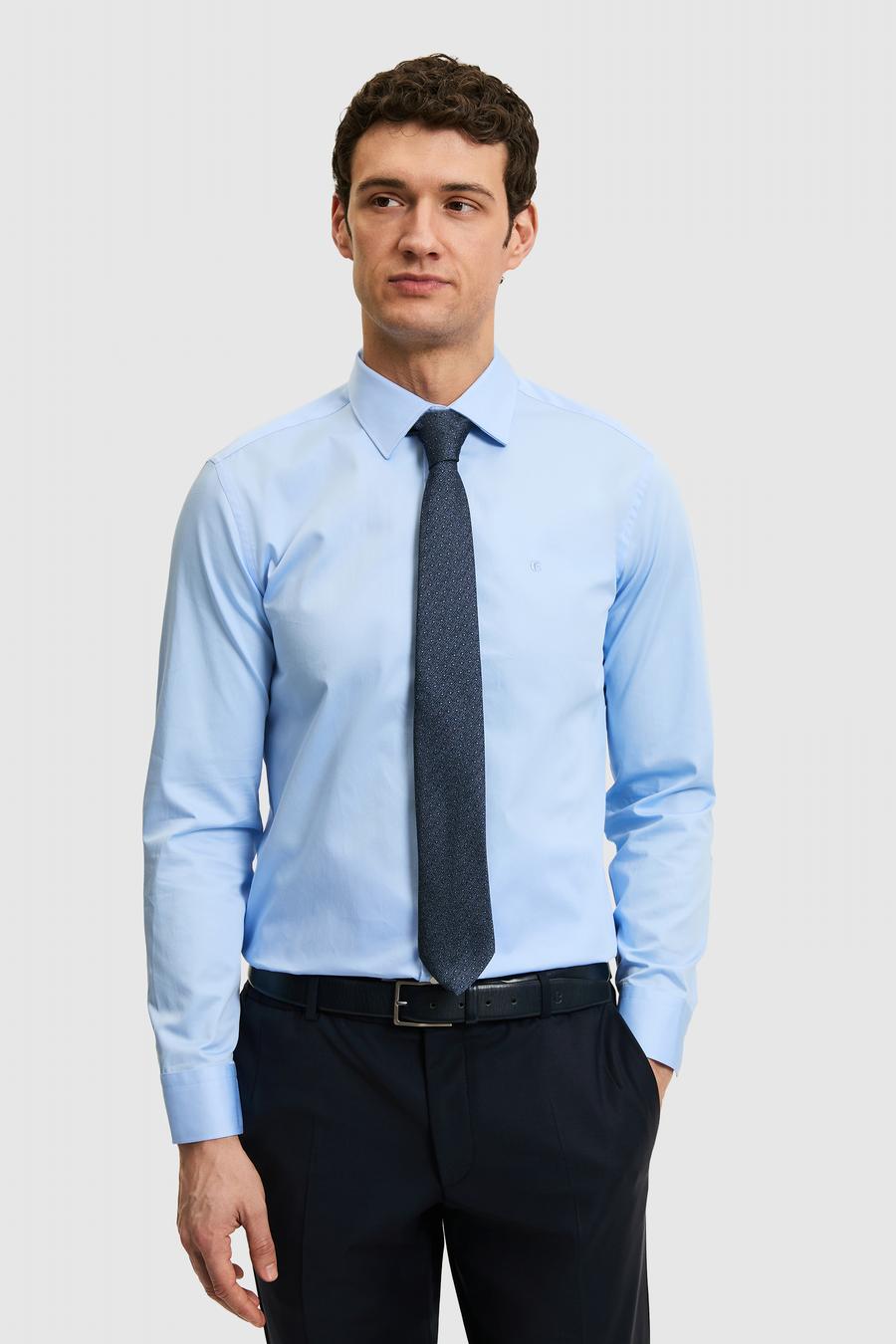 Mavi Slim Fit Pamuk Klasik Gömlek - 50285570048