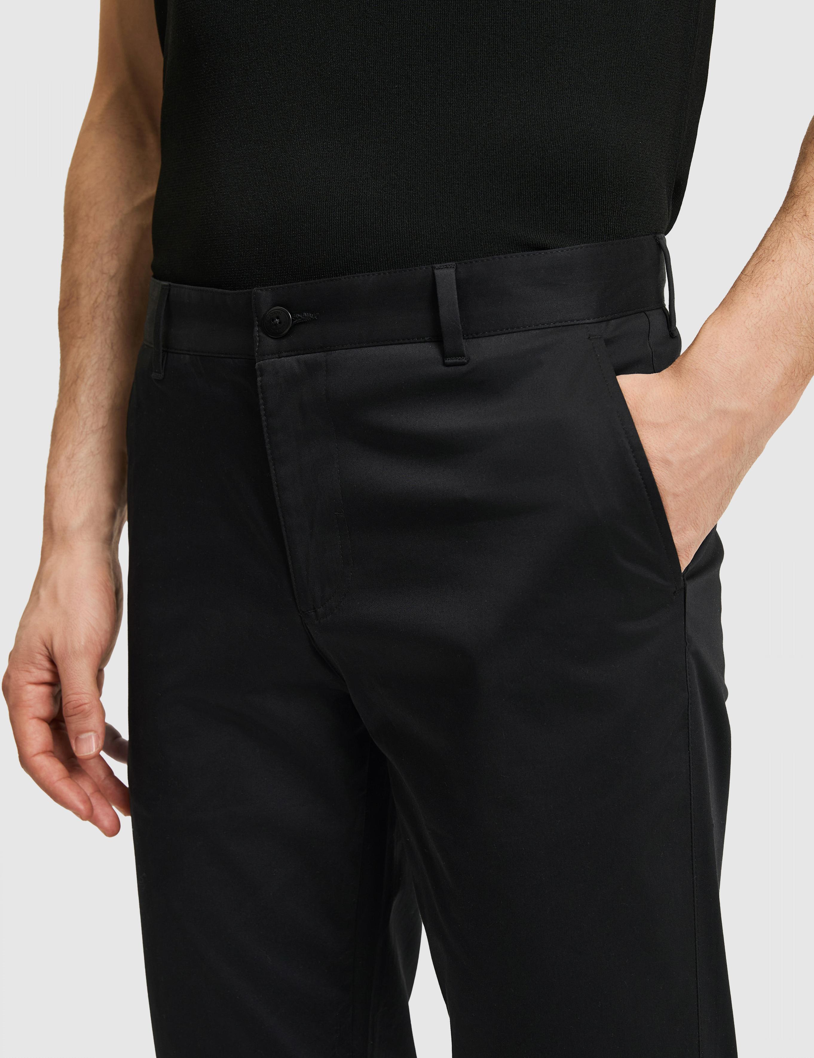 Siyah Regular Fit Kanvas Pantolon - 50306204143