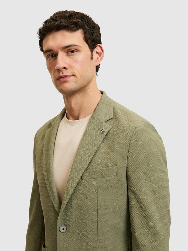 Haki Slim Fit Ceket