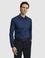 Lacivert Slim Fit Pamuk Klasik Gömlek
