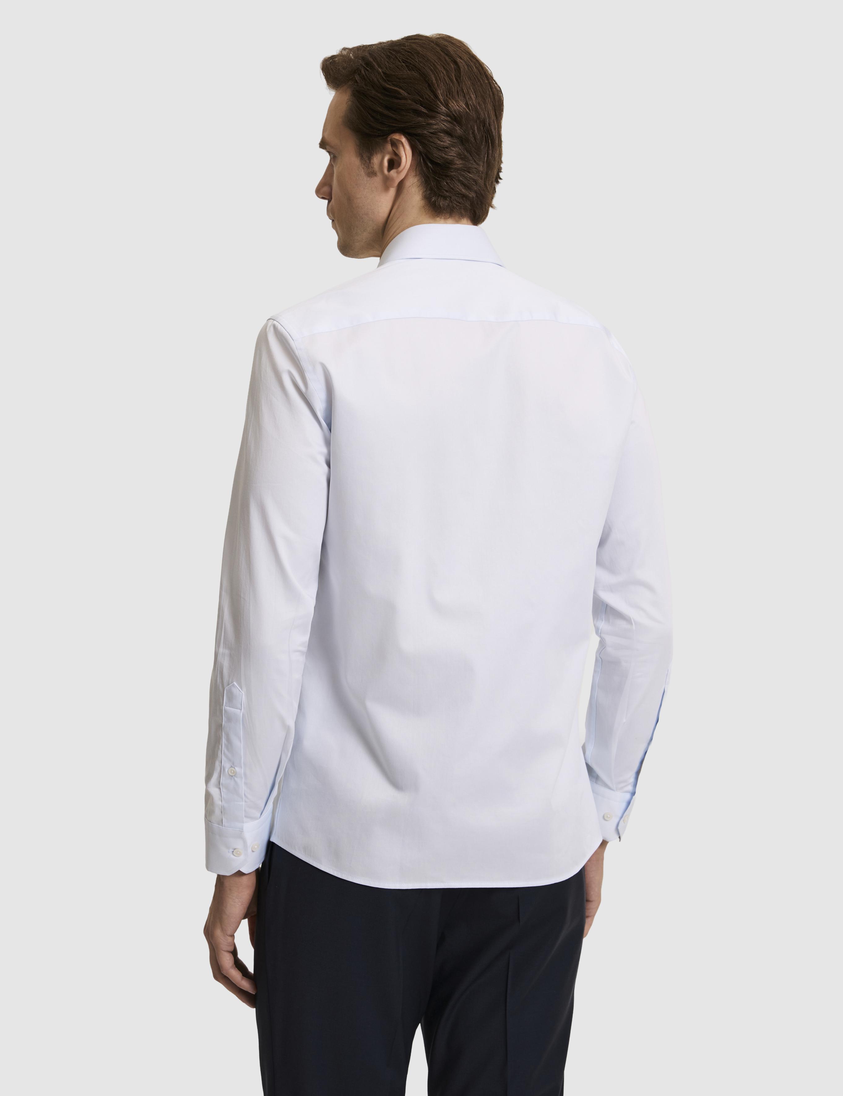 Açık Mavi Slim Fit Pamuk Klasik Gömlek - 50287784021