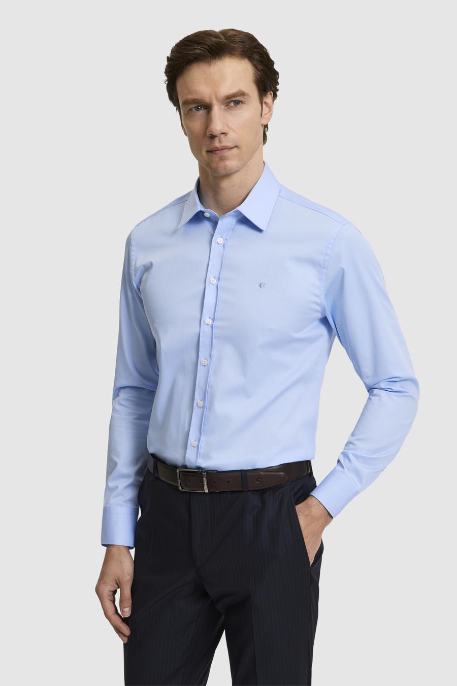 Mavi Slim Fit Klasik Yaka Basic Gömlek - 50304037046