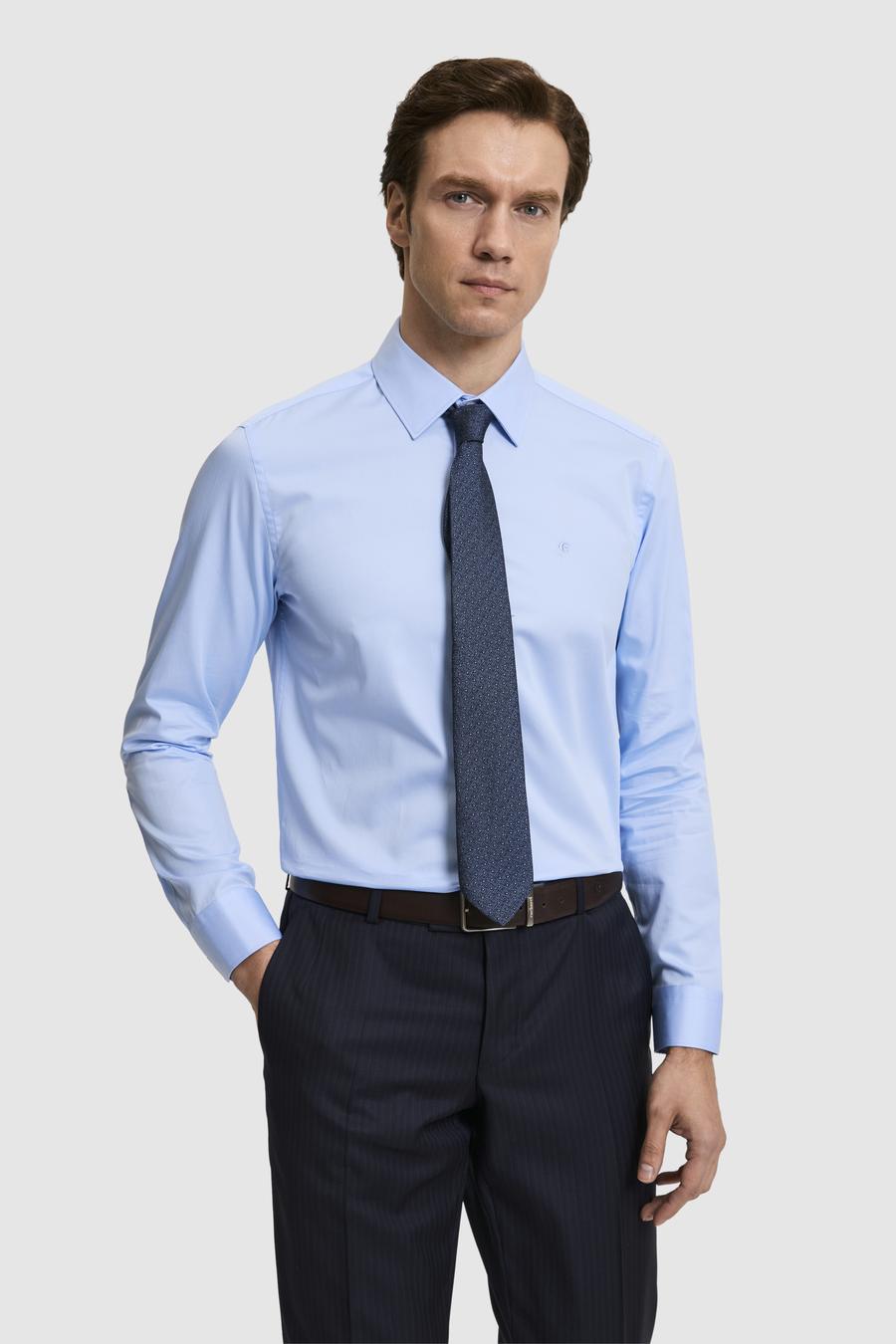 Mavi Slim Fit Klasik Yaka Basic Gömlek - 50304037046
