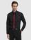 Siyah Slim Fit Klasik Yaka Basic Gömlek