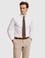 Beyaz Slim Fit %100 Pamuk Yarım İtalyan Yaka Klasik Gömlek