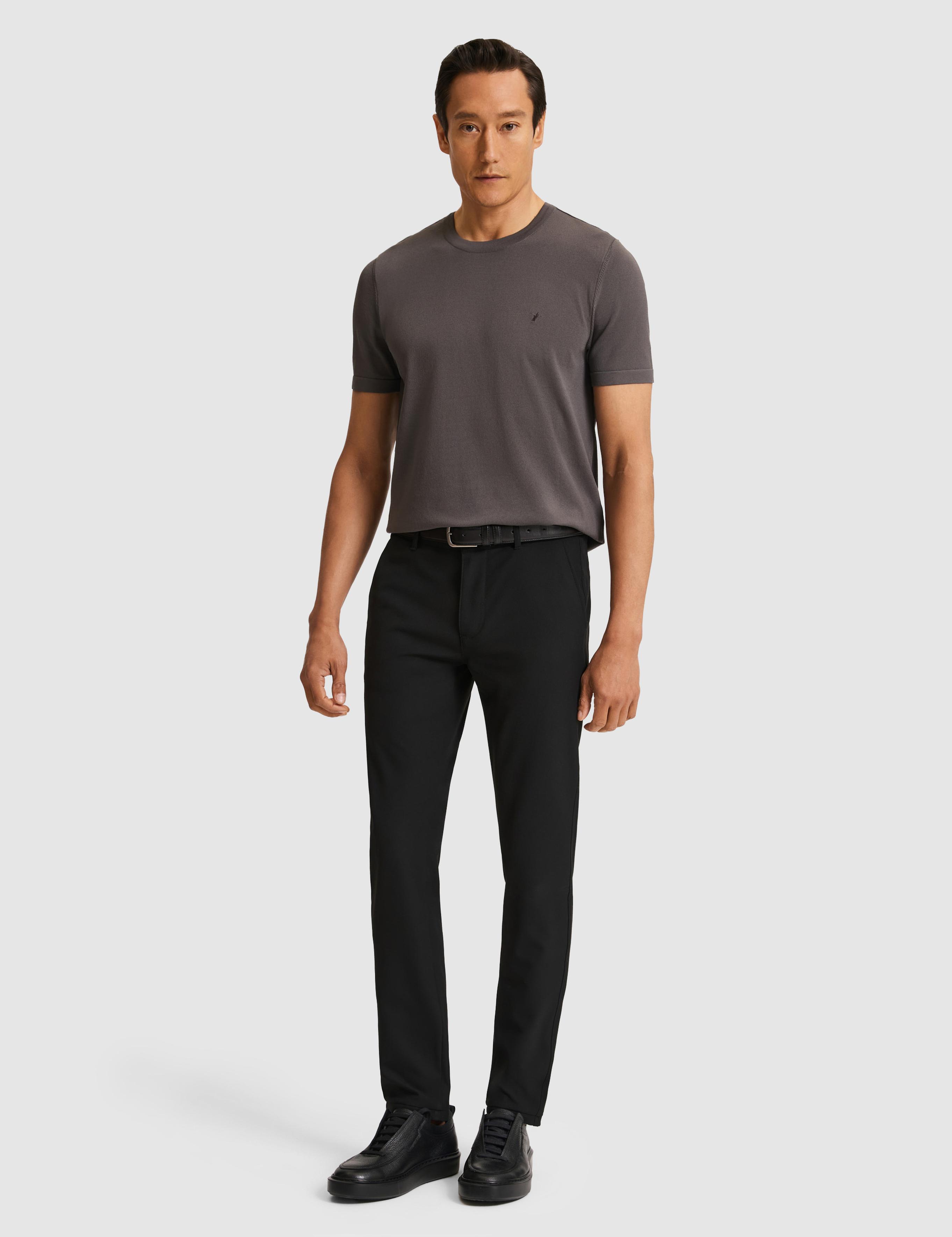 Siyah Slim Fit Kanvas Pantolon - 50324269053