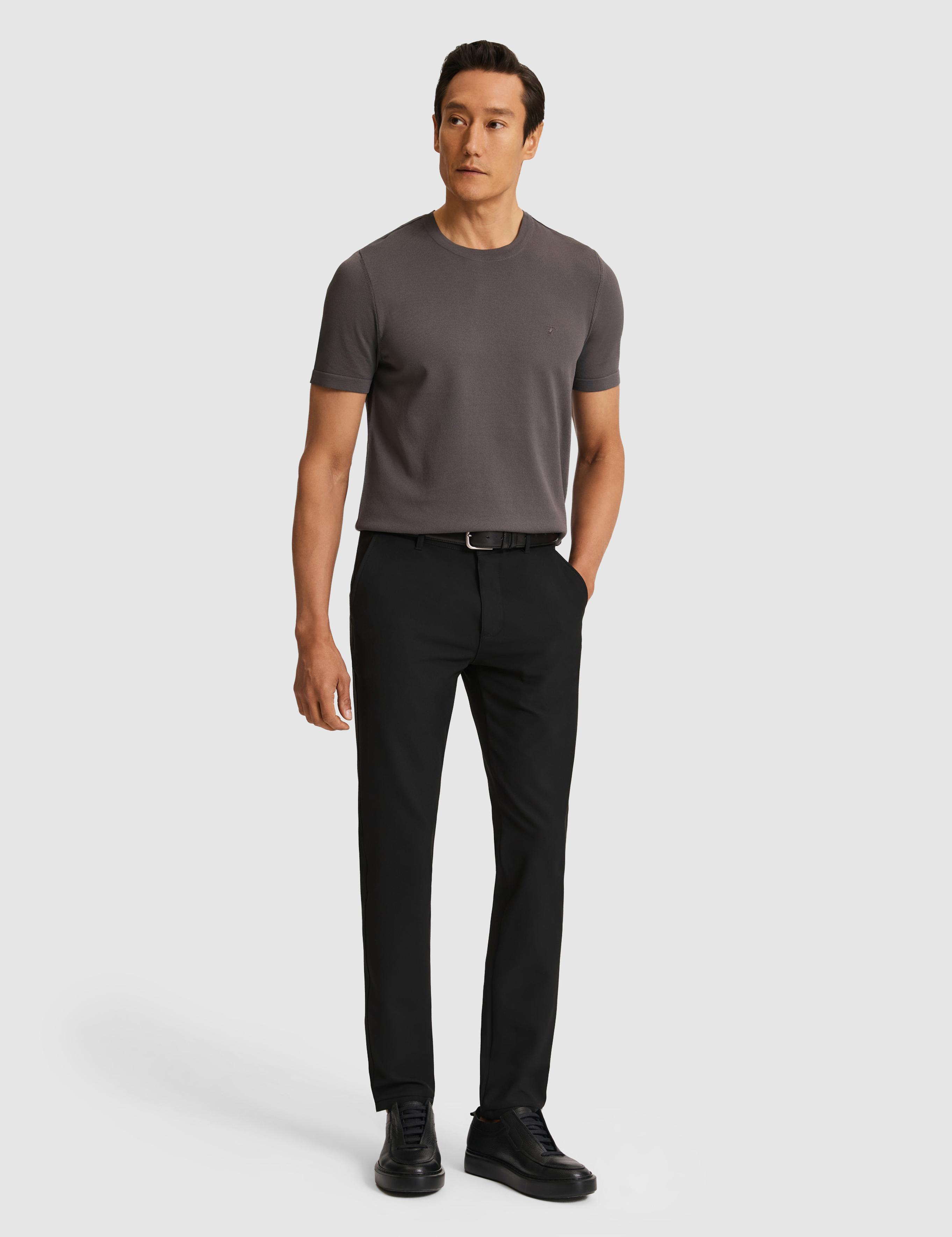 Siyah Slim Fit Kanvas Pantolon - 50324269053