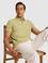 Yeşil Slim Fit Saf Pamuk Polo Yaka Basic T-shirt