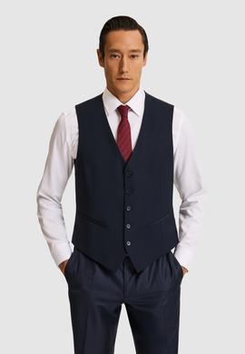 Lacivert Slim Fit Yelek