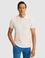 Ekru Slim Fit Pamuk Karışımlı Polo Yaka Triko T-shirt