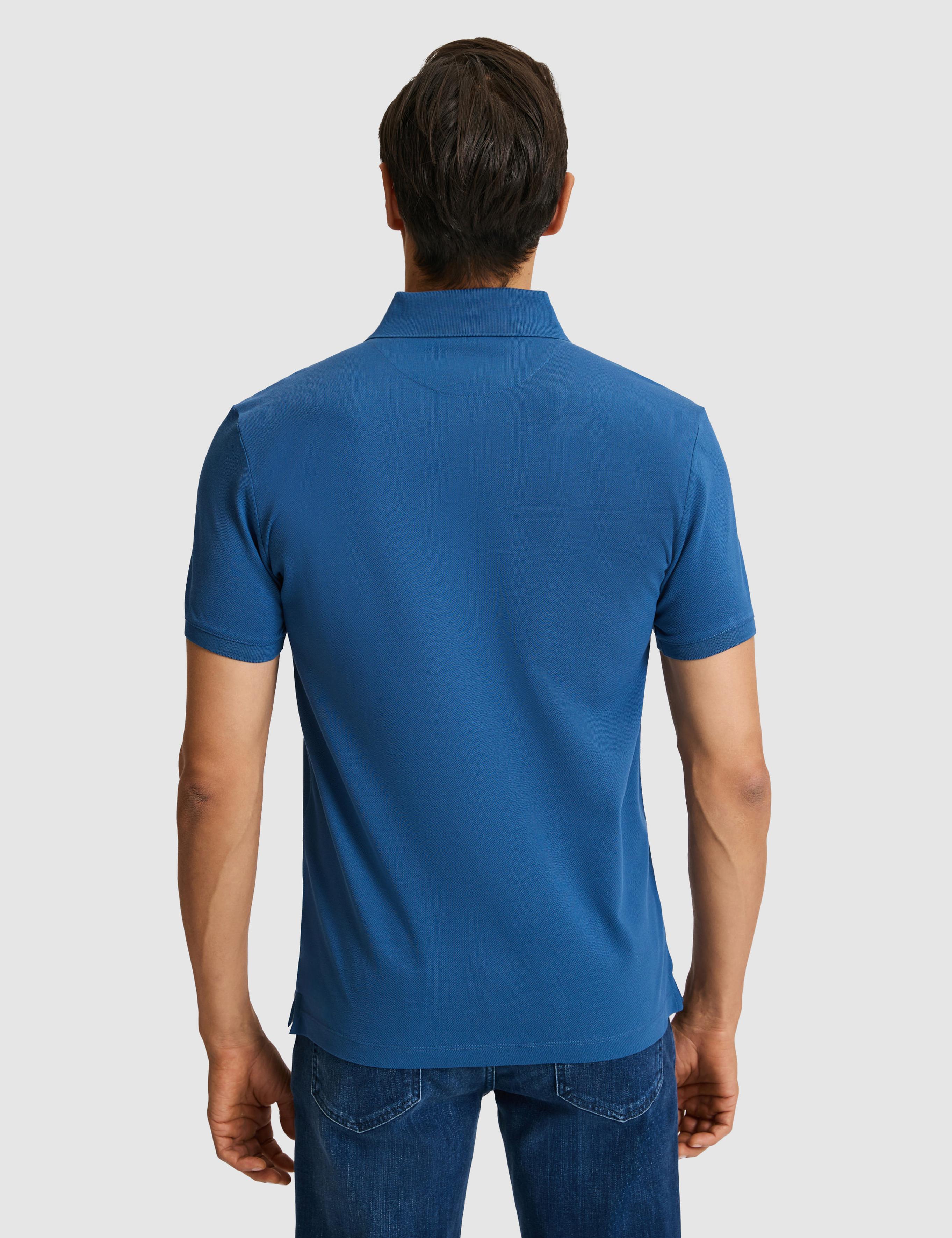 İndigo Slim Fit Saf Pamuk Polo Yaka Basic T-shirt - 50320657162