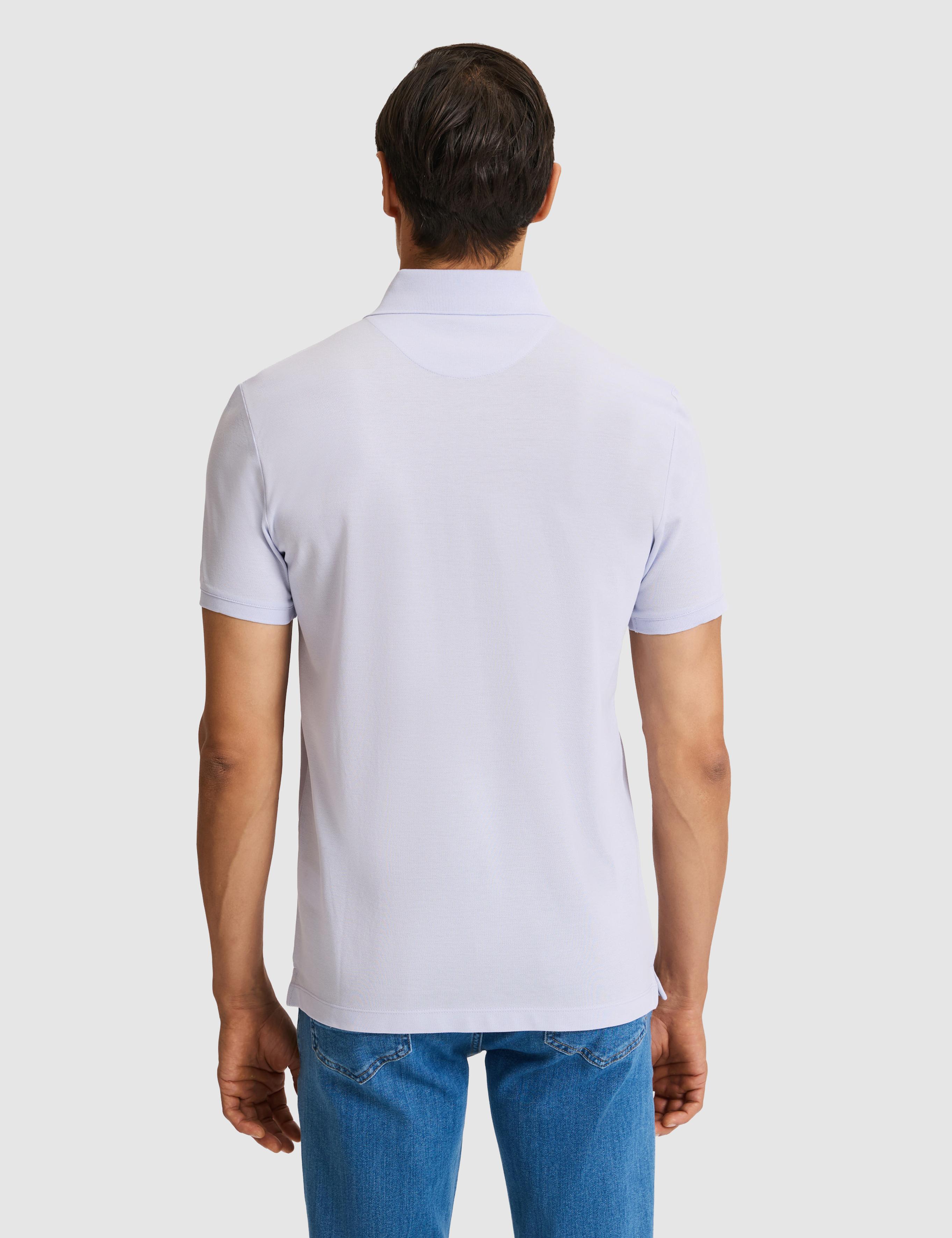 Lavanta Slim Fit Saf Pamuk Polo Yaka Basic T-shirt - 50320657108