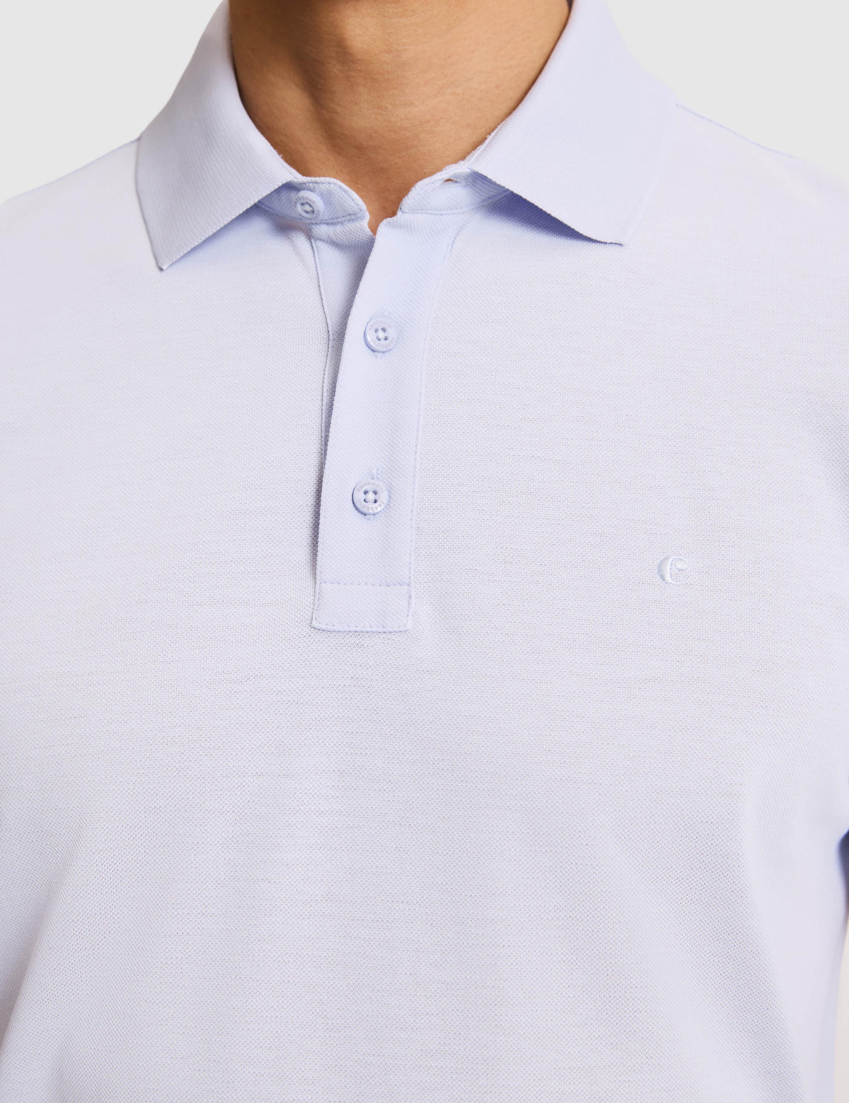 Lavanta Slim Fit Saf Pamuk Polo Yaka Basic T-shirt - 50320657108