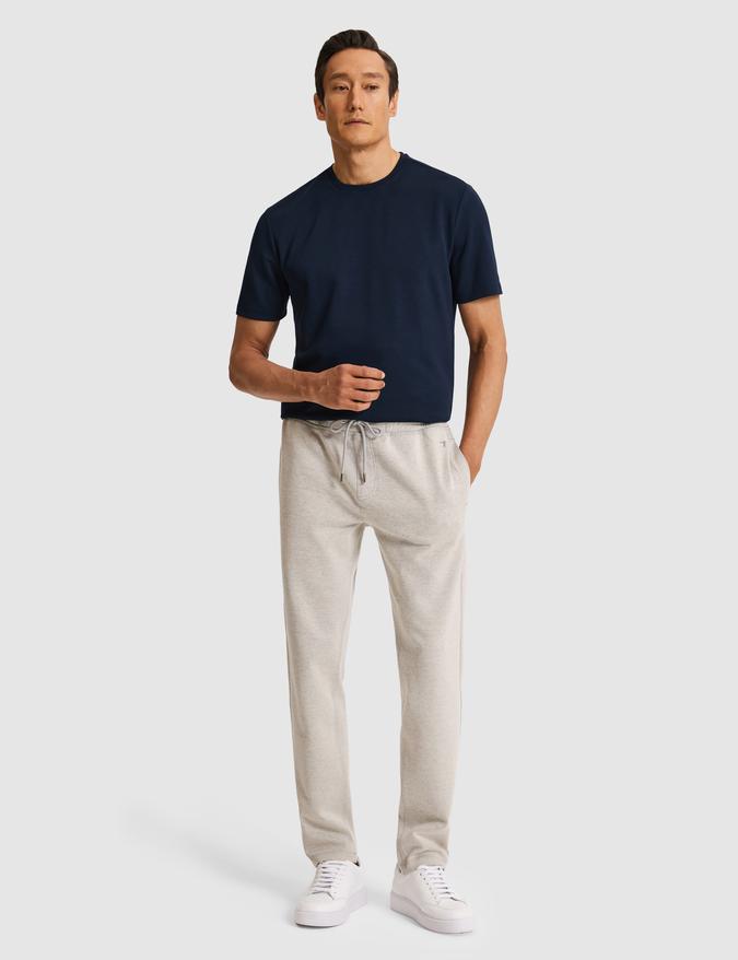 Taş Slim Fit Pamuk Karışımlı Düz Paça Eşofman Altı