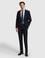 Lacivert Slim Fit Mono Yaka Yün Karışımlı Takım Elbise