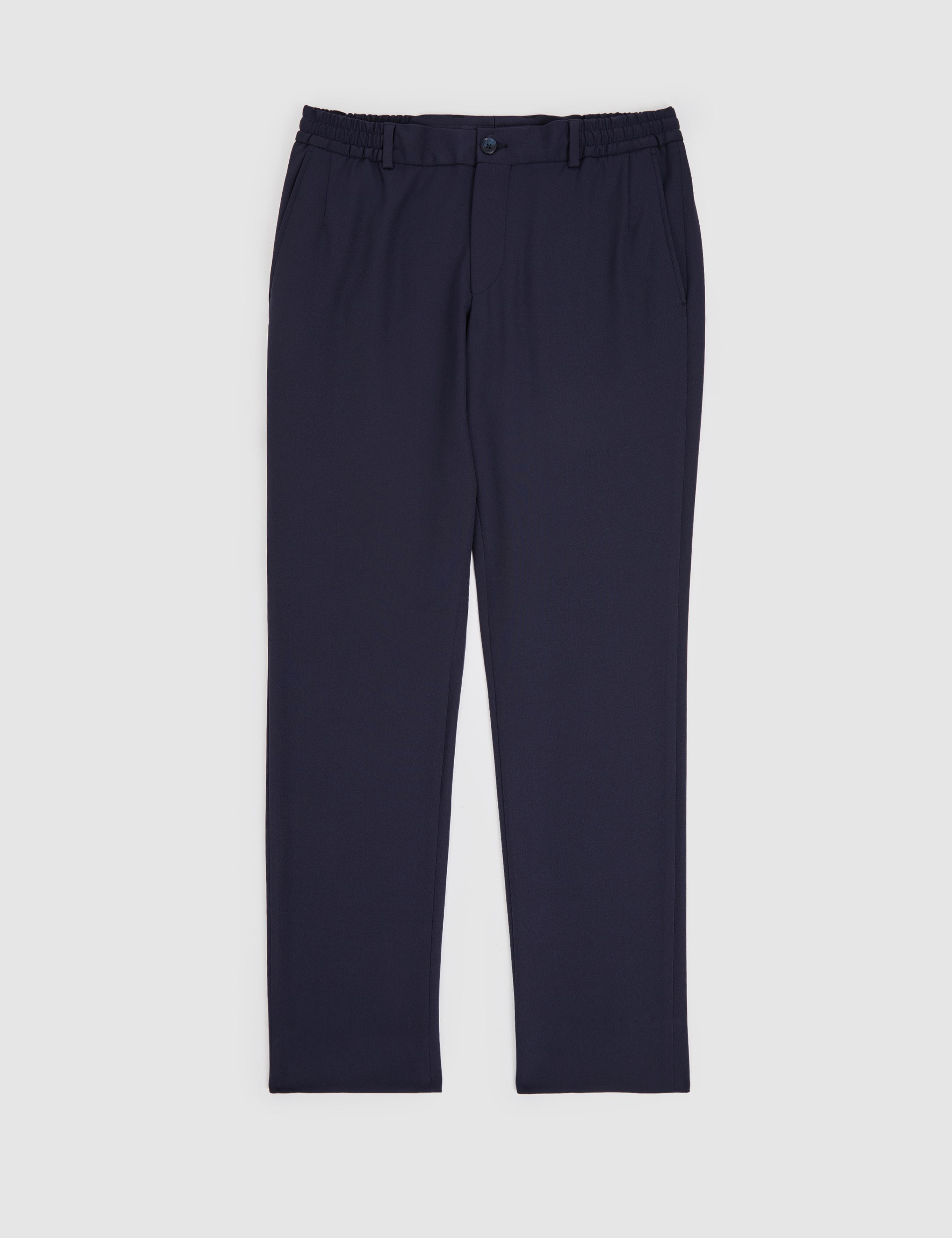 Lacivert Slim Fit Beli Lastikli Pantolon - 50328690018
