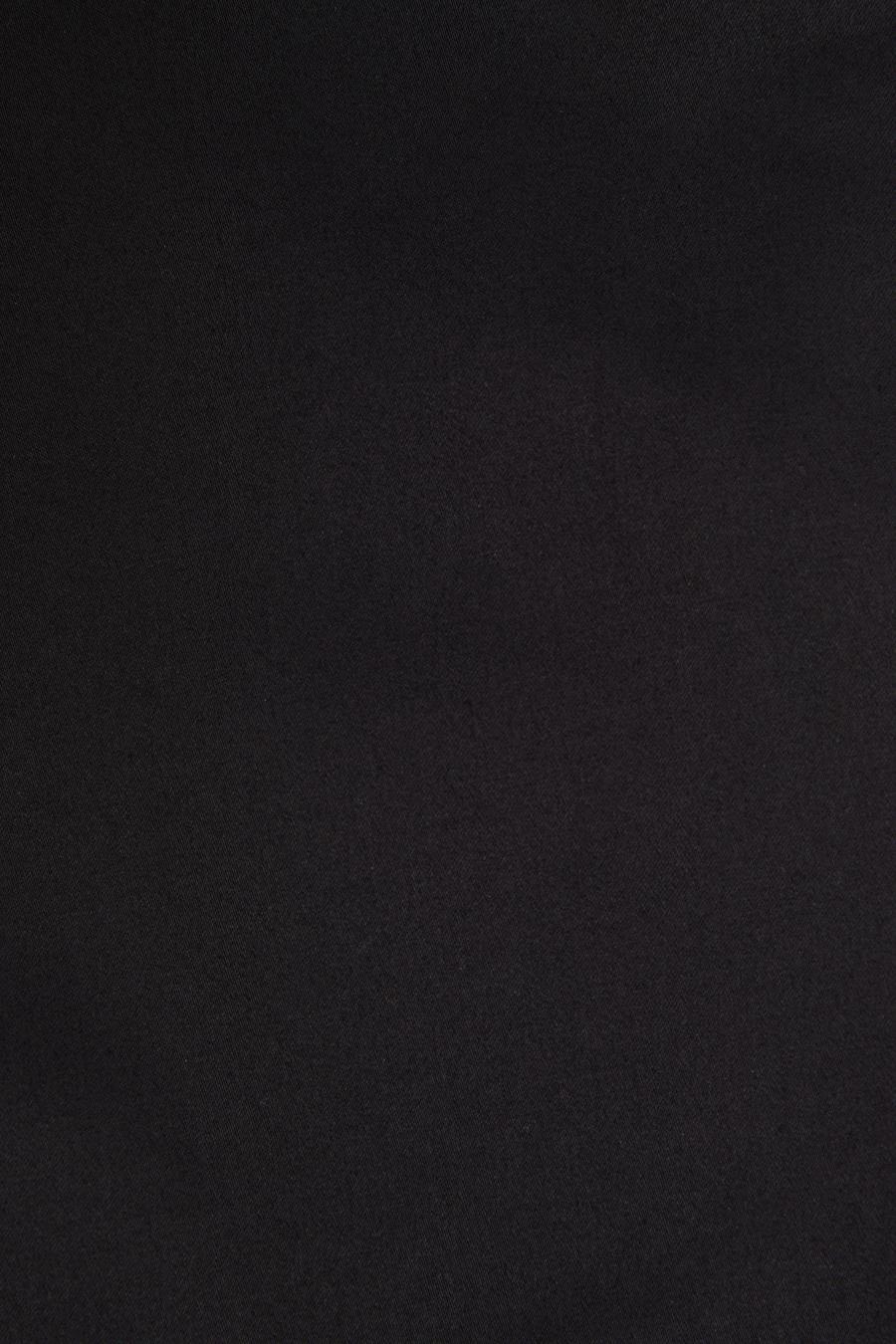 Siyah Regular Fit Kanvas Pantolon - 50306204143