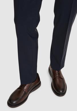 Kahverengi %100 Deri Smart Casual Ayakkabı