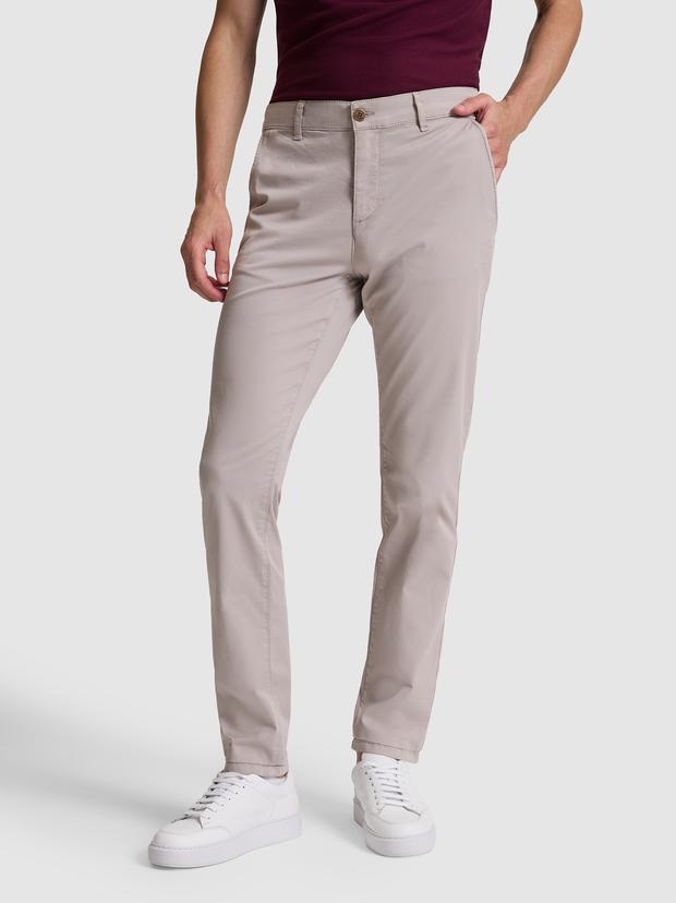 Vizon Slim Fit Pamuk Karışımlı Kanvas Pantolon