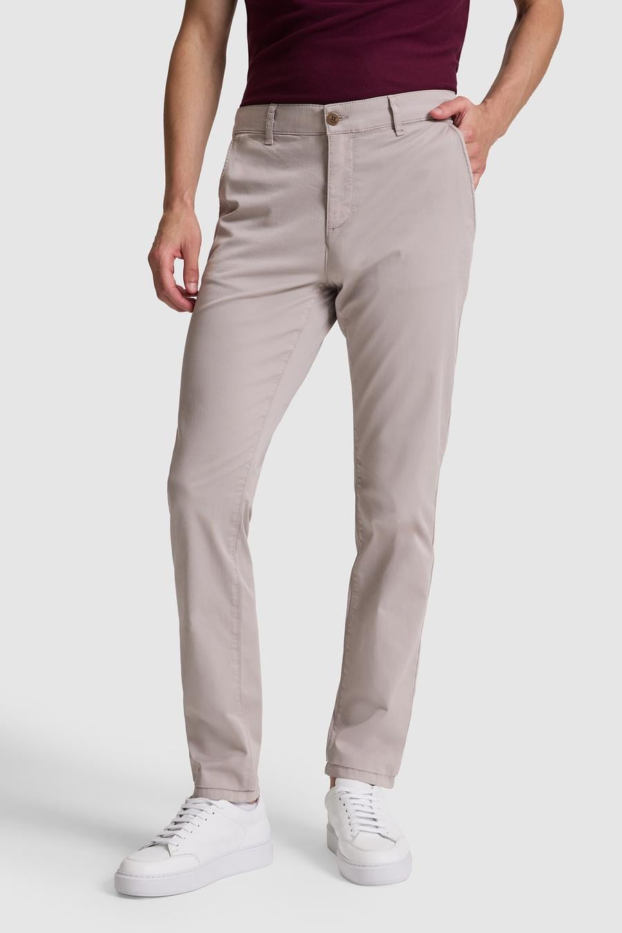 Vizon Slim Fit Pamuk Karışımlı Kanvas Pantolon - 50328226173