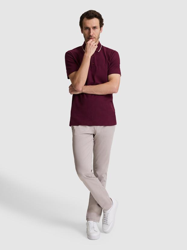 Vizon Slim Fit Pamuk Karışımlı Kanvas Pantolon