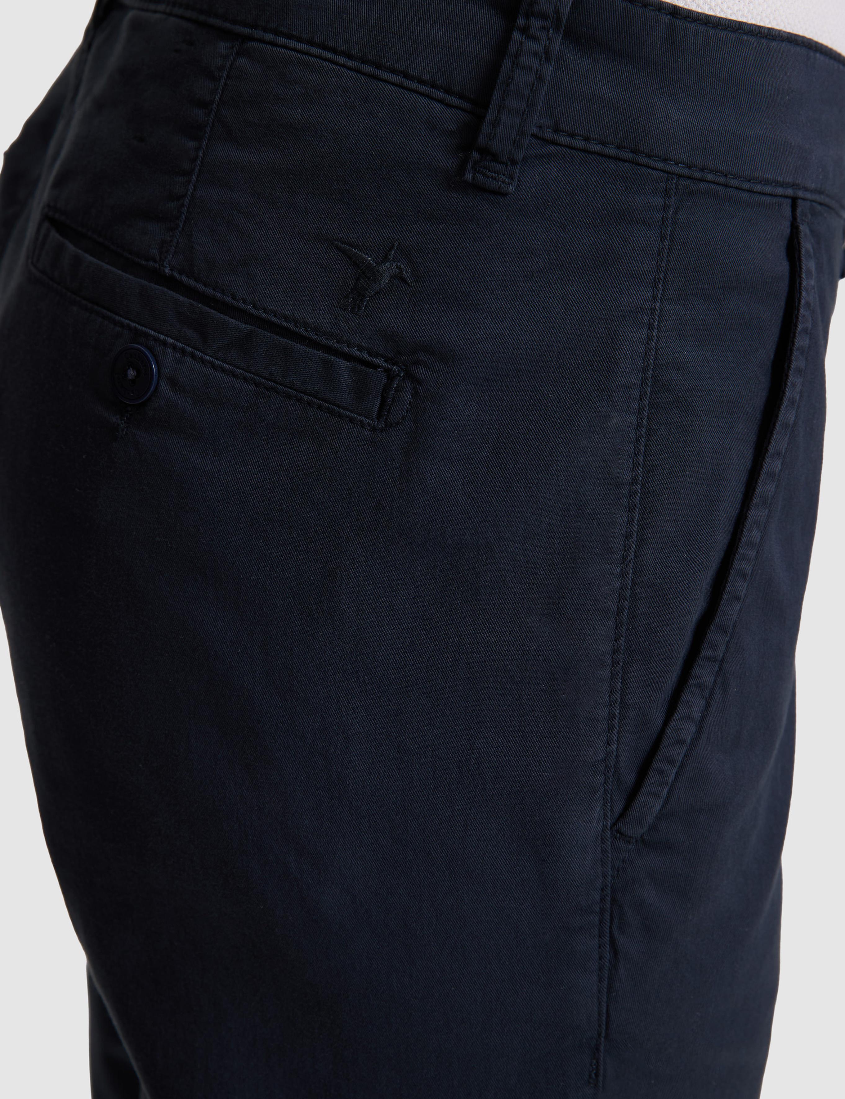 Lacivert Slim Fit Pamuk Karışımlı Kanvas Pantolon - 50328226063