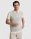 Açık Gri Slim Fit %100 Pamuk Fermuarlı Polo Yaka Triko T-shirt