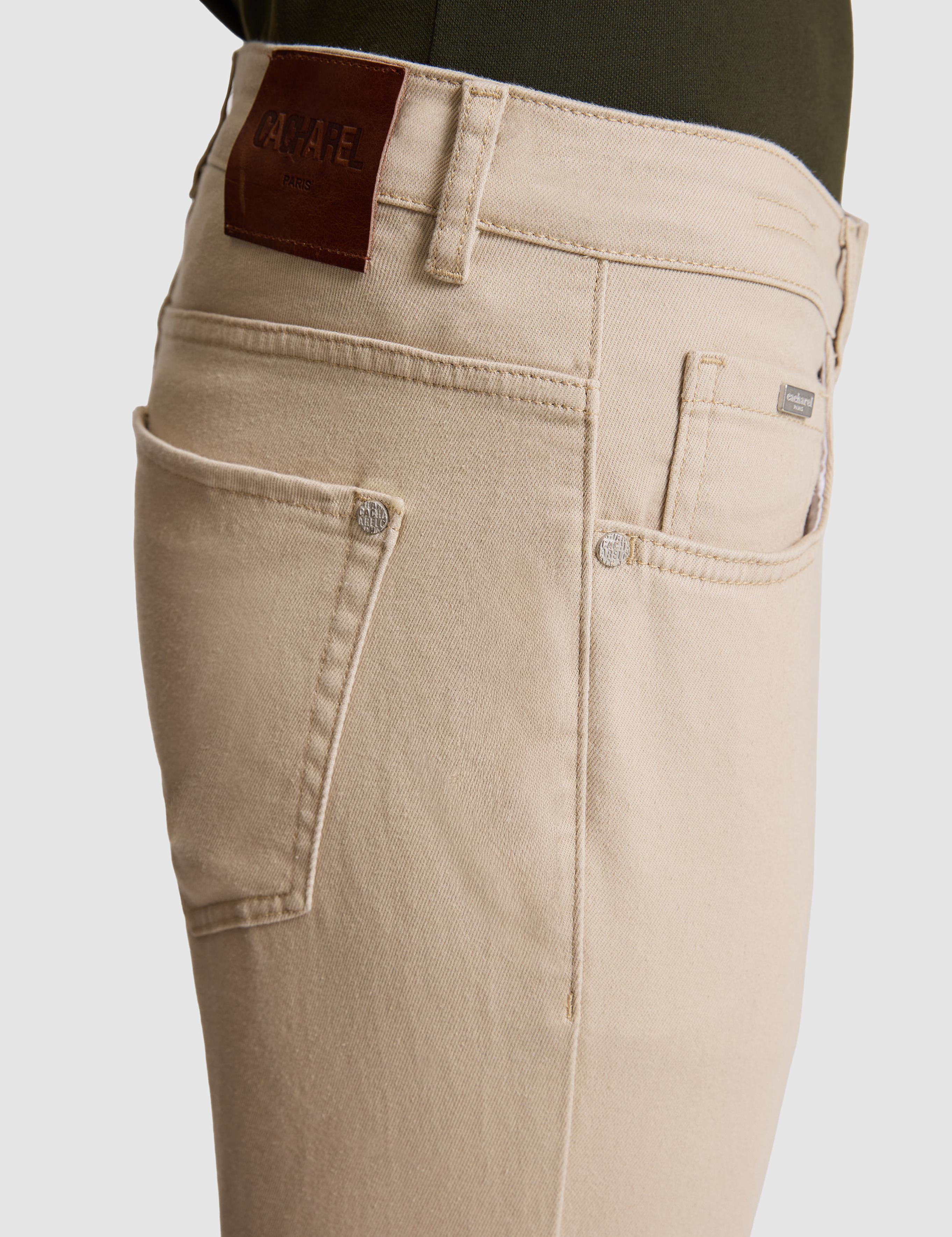 Bej Slim Fit Pamuk Karışımlı Jean Pantolon - 50324258007