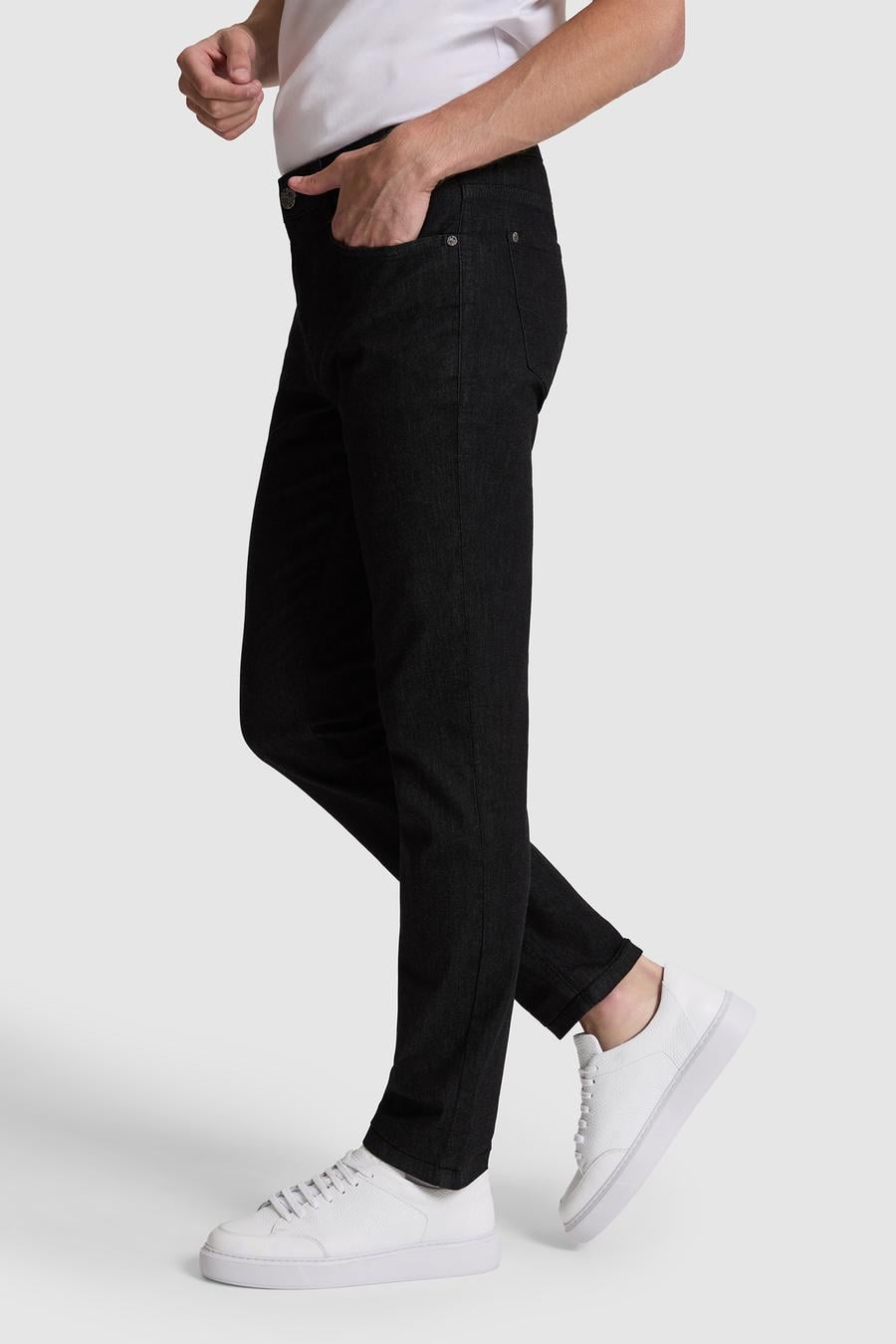 Antrasit Slim Fit Pamuk Karışımlı Jean Pantolon - 50326456007