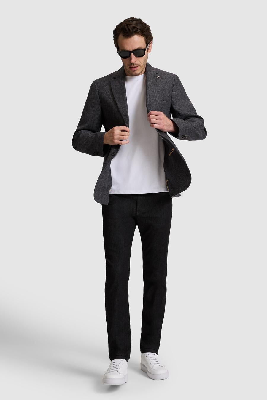 Antrasit Slim Fit Pamuk Karışımlı Jean Pantolon - 50326456007
