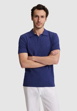 İndigo Slim Fit Modal Karışımlı Apaş Yaka Triko T-shirt